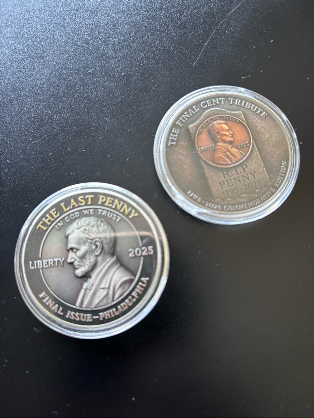 The Last Penny 2025 Commemorative Coin Set - Silver & Copper Tones